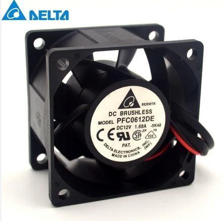 PFC0612DE FAN 60X60X38 12V 1,68A 4UCLU 12000 rpm DELTA