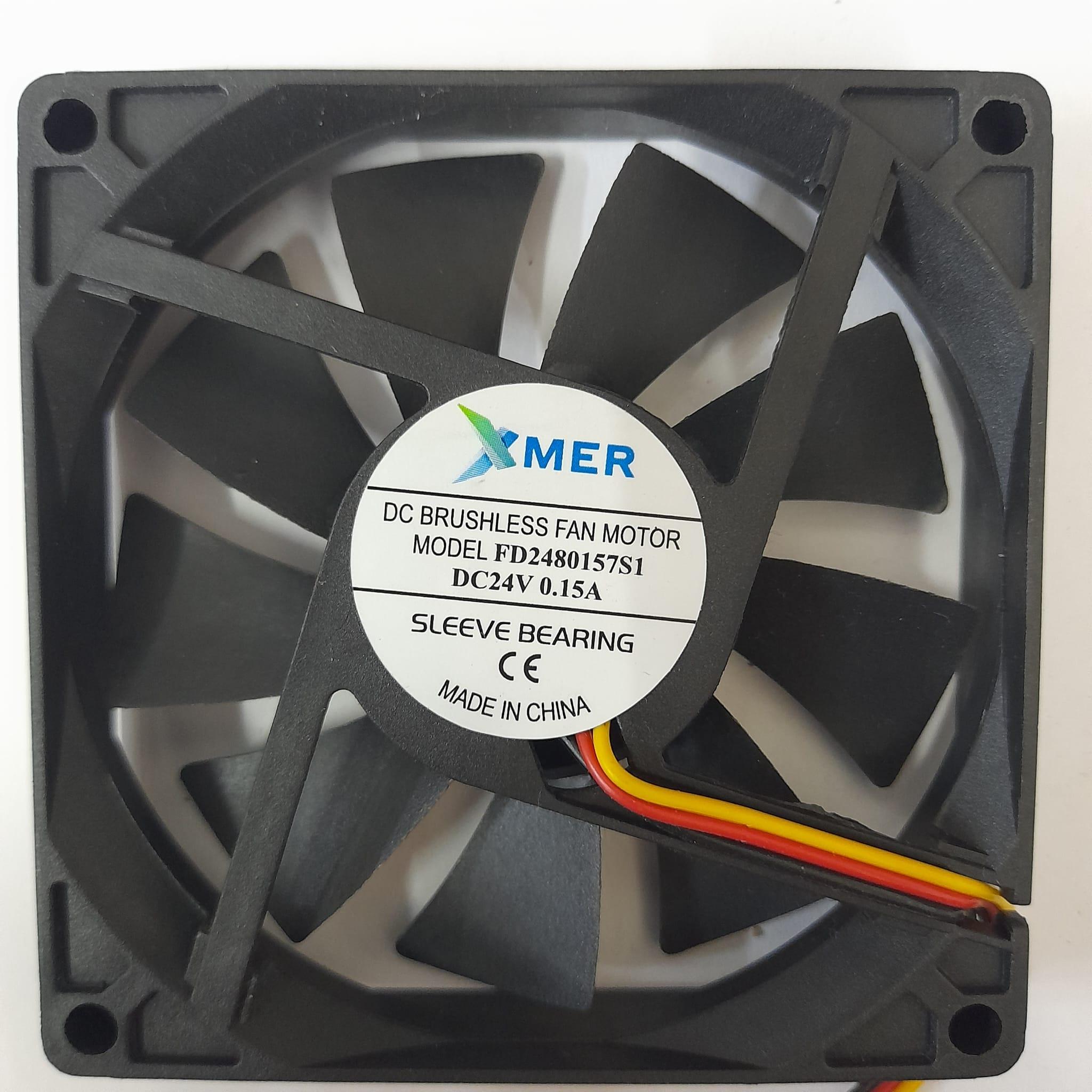 FD2480157S1 80X80X15 DC 24V 0,15A 3P FAN XMER