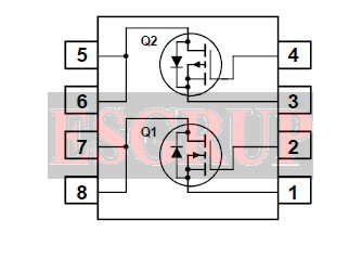 FDS8958A  Dual N & P-Channel PowerTrench  MOSFET  SO8