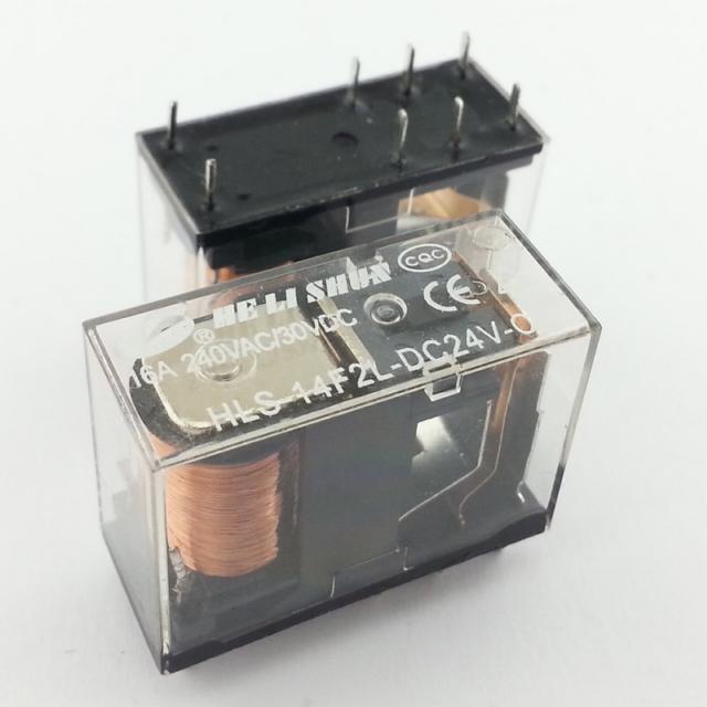 HLS-14F3L-DC5V-C  RÖLE 5VDC ÇİFT KONTAK  HELI SHUN