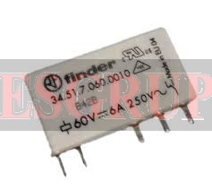 34.51.7.060.0010  Ultra İnce PCB Röle  60VDC  FİNDER