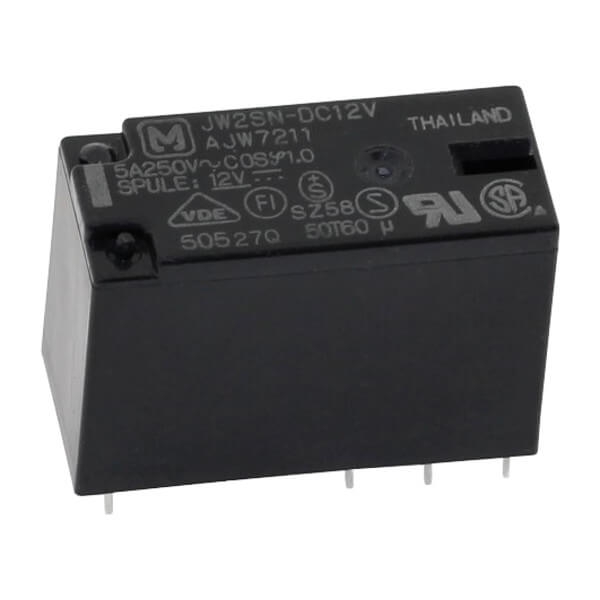 JW2SN-DC12V RÖLE 12VDC ÇİFT KONTAK PANASONIC