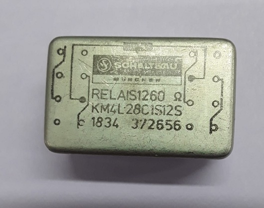 KM4L28C1S12S  RELAIS 1260 OHM  RÖLE HERMATİK 28V SCHALTBAU