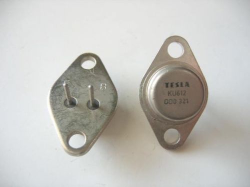 KU612 NPN Transistor, 80V, 3A, 10W, TO66 TESLA