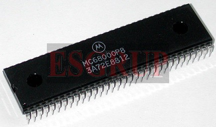 MC68000P8  ENTEGRE   Microprocessor, 32 Bit, 64 Pin, Plastic, DIP 