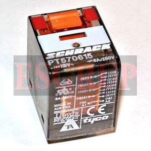 PT570615  RÖLE 115VAC 6A 250VAC 4 KONTAK SCHRACK