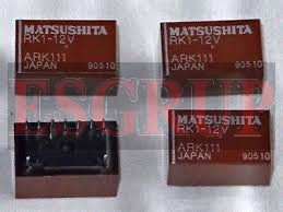 RK1-12V   RÖLE High Frequency / RF Relays 1.5GHZ SPDT 12VDC  MATSUSHITA