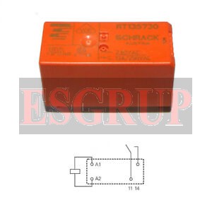RTB35730  RÖLE 230VAC 12A  SCHRACK