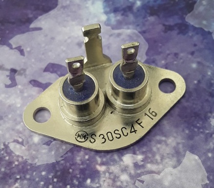 S30SC4F 16 Diode, Schottky, 30A, 40V TO3F