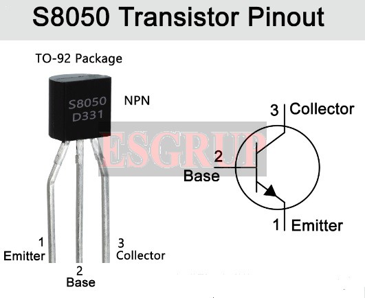 S8050  LOW VOLTAGE HIGH CURRENT SMALL SIGNAL NPN TRANSISTOR TO92