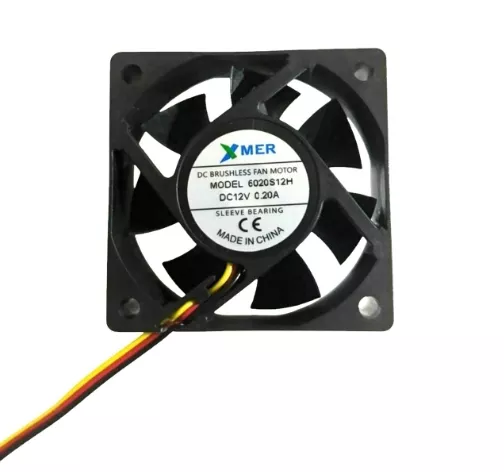 6020S12H 60X60X20 12V 0,20A FAN 3PİN XMER