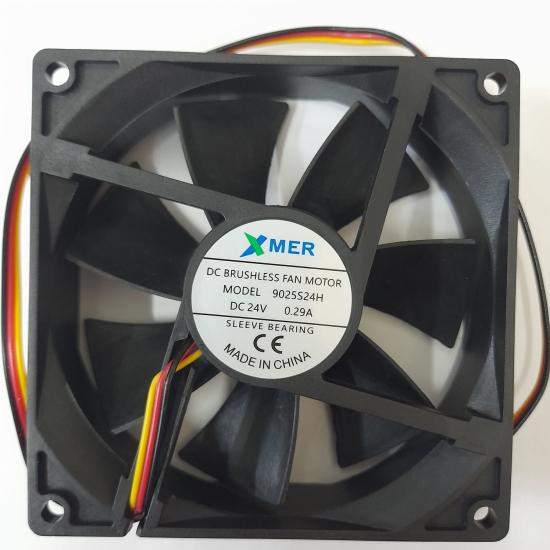 9025S24H 90X90X25 DC 24V 0,29A 3P FAN XMER