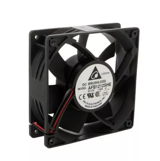 AFB1212SHE 12V 1,6A FAN 120x120x38mm 3UÇLU DELTA