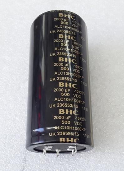 2000UF 500V KONDANSARÖR 50X107 BHC 2000MF