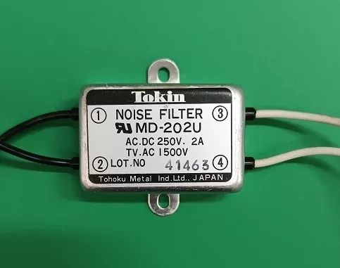 MD-2102U FİLİTRE AC.DC 250V 2A TV.AC 1500V NOISE FILTER TOKIN
