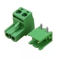 2Lİ KLEMENS 5.08mm TAKIM DİŞİ-ERKEK PCB TİP 90 DERECE