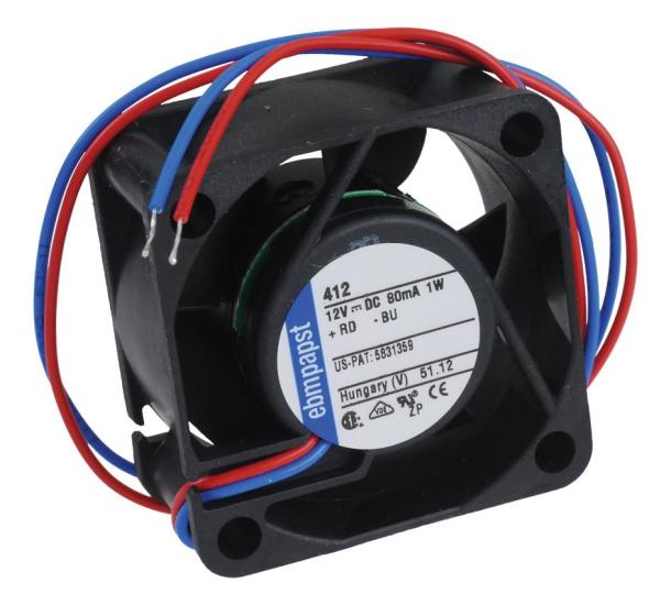 EBMPAPST 412 -40X40X20mm 12v 80mA 1W 2uçlu FAN