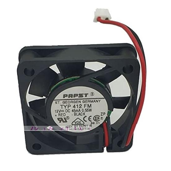 PAPST TYP 412FM 12V 45mA 0.55W 4010 2-Wire Silent Fan 40X40X10