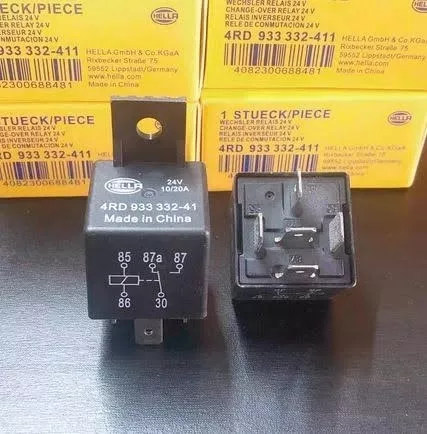 4RD933332-41  24V RÖLE 5 UÇLU 10/20A  HELLA 