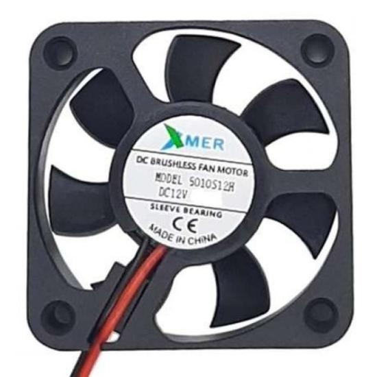 5010S12H 50X50X10 DC 12V 0,15A 2P FAN XMER