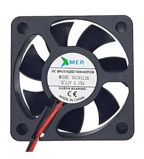 5015S12H 50X50X15 DC 12V 0,15A 2P FAN XMER