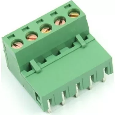 5Lİ  KLEMENS 5.08mm TAKIM DİŞİ-ERKEK PCB TİP 90 DERECE