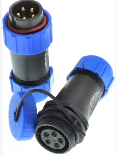  SP21 5 PİN PANEL TİPİ DİŞİ-ERKEK TAKIM KONNEKTÖR IP68