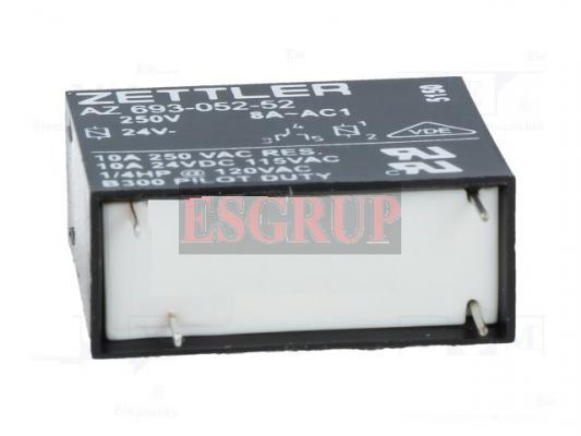 AZ692-80-109  RÖLE 12VDC 8A ZETTLER