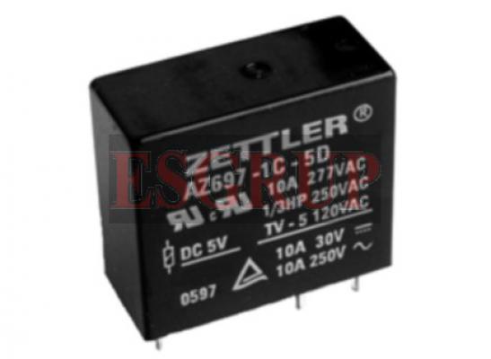 AZ682-1C-24D  RÖLE 24VDC 8A 1 KONTAK ZETTLER
