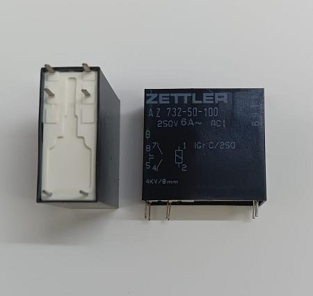 AZ732-50-100 RÖLE 24V ÇİFT KONTAK 6A 250VAC ZETTLER