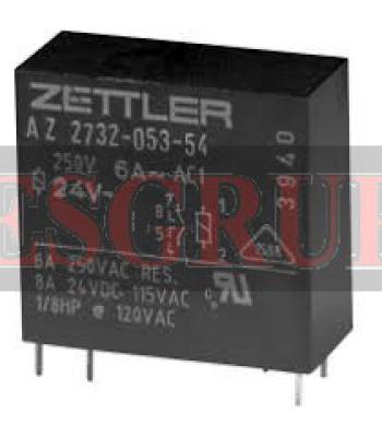 AZ732-521-54  RÖLE 12VDC 6A 2 KONTAK  ZETTLER