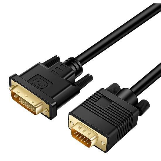 DVI25+5 TO VGA CABLE M/M MİCKEL PLATED  MT-2002-D 10MT