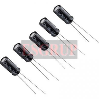 100UF 25V (6,3X7) MİNİ ELEKTROLİTİK KONDANSATÖR 