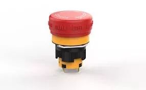 ACİL STOP  K16-8102-NAL 16mm Yuvarlak Plastik Gövde Acil Stop Butonu  2NC 4Pin