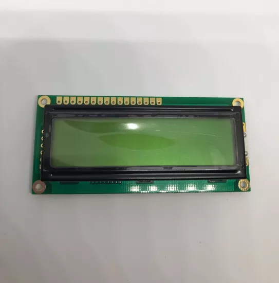 ACM1602K-FL-YBH-GN LCD Ekran Yeşil PIN SOL ÜST