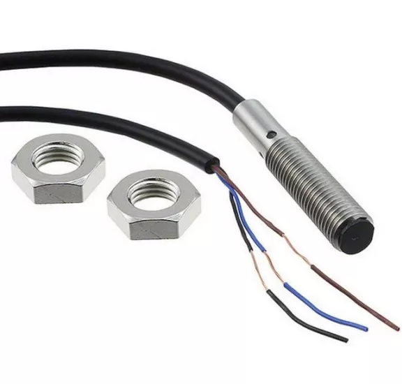 E2B-S08KS02-WP-B1 2M Proximity sensor  M8, shielded, 2 mm, DC, 3-wire, PNP NO, 2 m cable OMRON