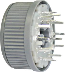 SB20F-1-2-E-00-X-06-U-AG   Multistep rotary switch, 1, 2 x 6 contacts, 5.0 VA  ITT