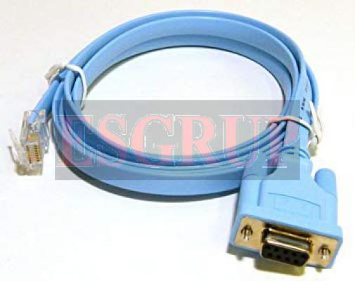 Cisco 72-3383-01 DB9 to RJ45 6ft kablo REV. A2  PROGRAM KABLOSU