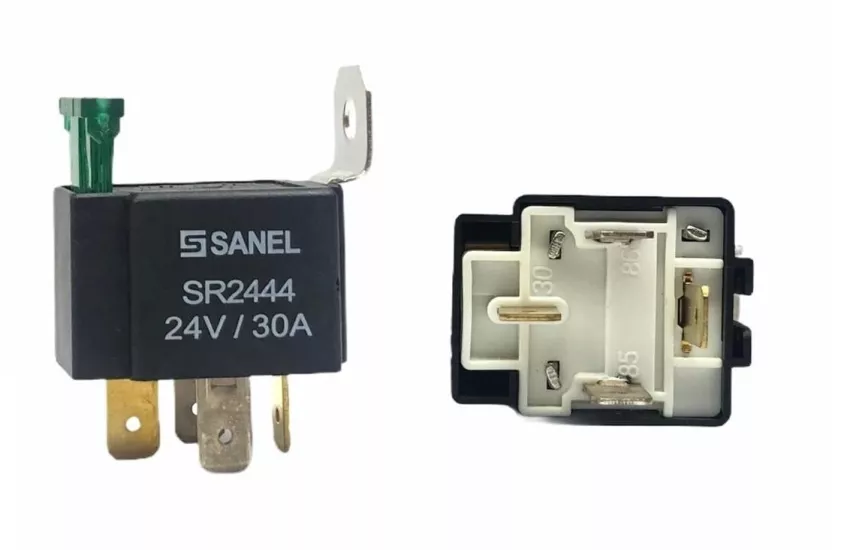 12V RÖLE 4 UÇLU 30 A (SİGORTALI) SANEL