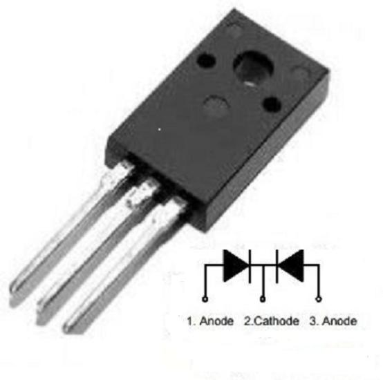 D8LC20U DİYOT Super Fast Recovery Rectifiers(200V 8A)  TO220F
