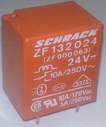ZF132036 RÖLE 36VDC 10A MSPOT SCHRACK