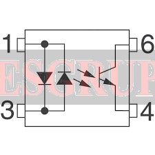 TLP126  Optocoupler  SMD