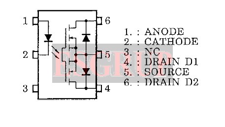 TLP595G   PHOTO RELAY   Fet-output Optocoupler, 1-channel, 2.5kv Isolation, Dip