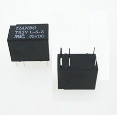 TR5V-L-S-Z/12VDC RÖLE MİNİ 1Kontak 1A 12V DC 6pin TIANBO