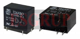 TRG1 D-12VDC-S-Z  RÖLE 12VDC TIANBO