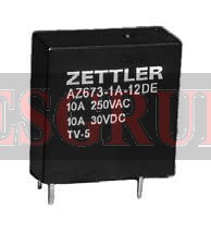 AZ672-1A-5D RÖLE 5VDC 10A TV5 ZETTLER