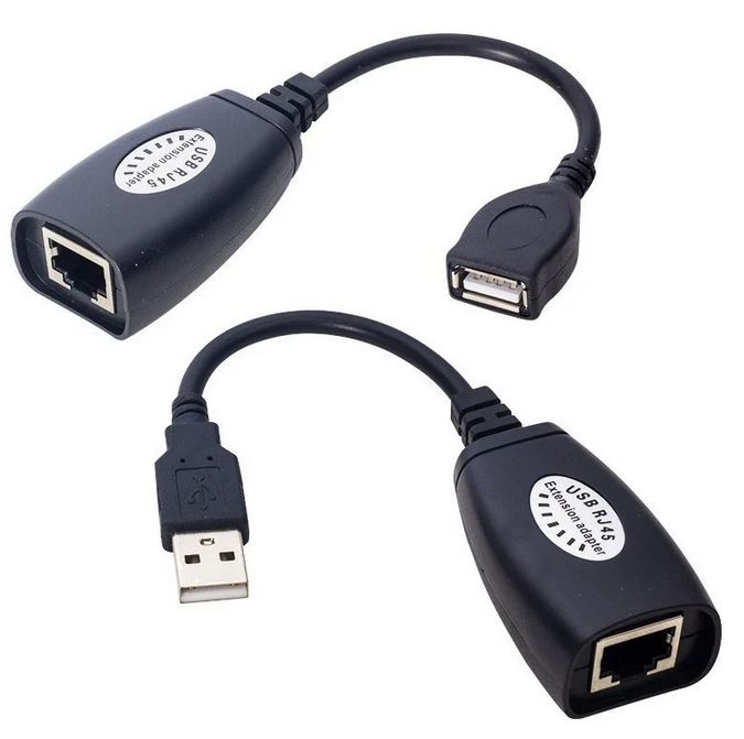 USB  EXTENSİON 50 Metre Rj45 Uzatma ADAPTÖRÜ 