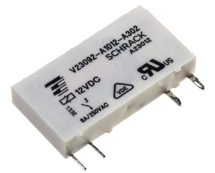 V23092-A1012-A302 SLIM RÖLE 12V 6A 250VAC SIEMENS