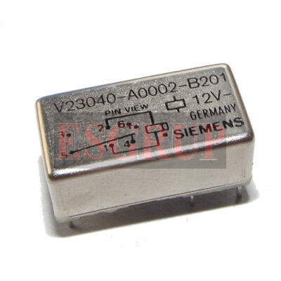 V23040-A0002-B201 Signal Relay, 12 VDC, SPDT, 2 A, SIEMENS