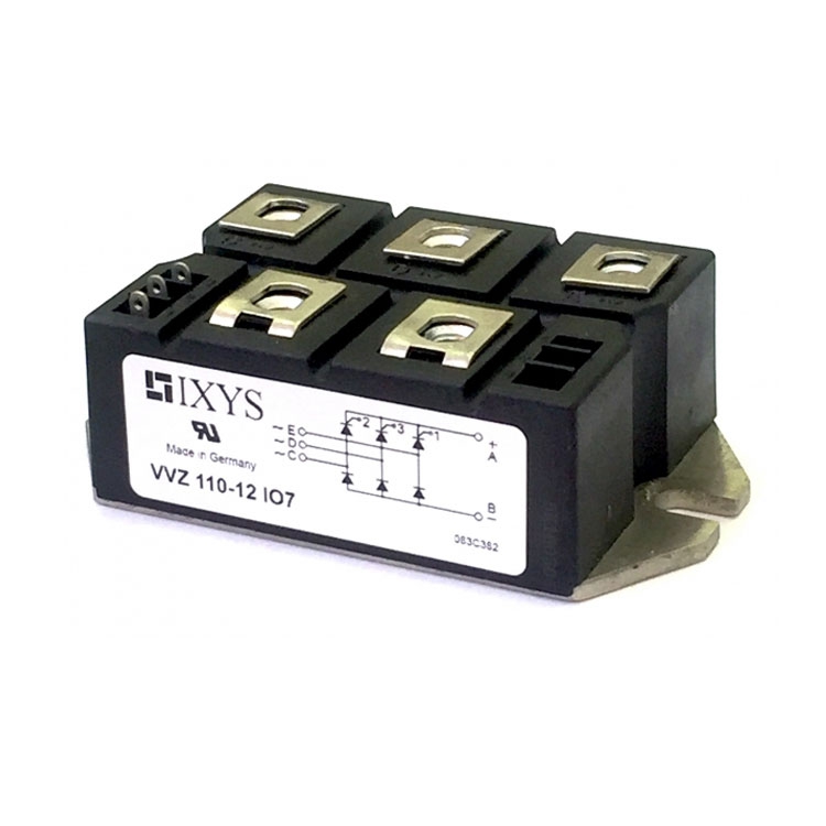 VVZ175-16  Three Phase Half Controlled Rectifier Bridge, B6HK 167A 1600V